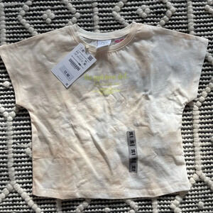 Zara Kids ‘Happiness Defined’ Short Sleeve Graphic T-Shirt Size 2/3 New NWT